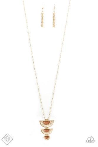 Serene Sheen Gold Necklace