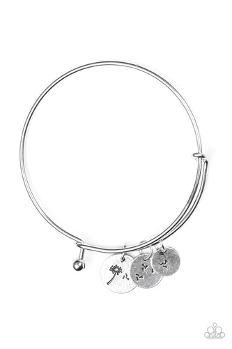 Dreamy Dandelion Silver Bracelet