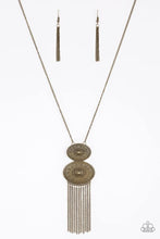 Load image into Gallery viewer, Sun Goddess Brass Necklace