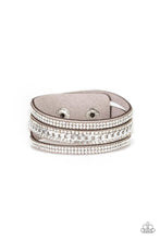 Load image into Gallery viewer, Rollin In Rhinestones Silver Bracelet