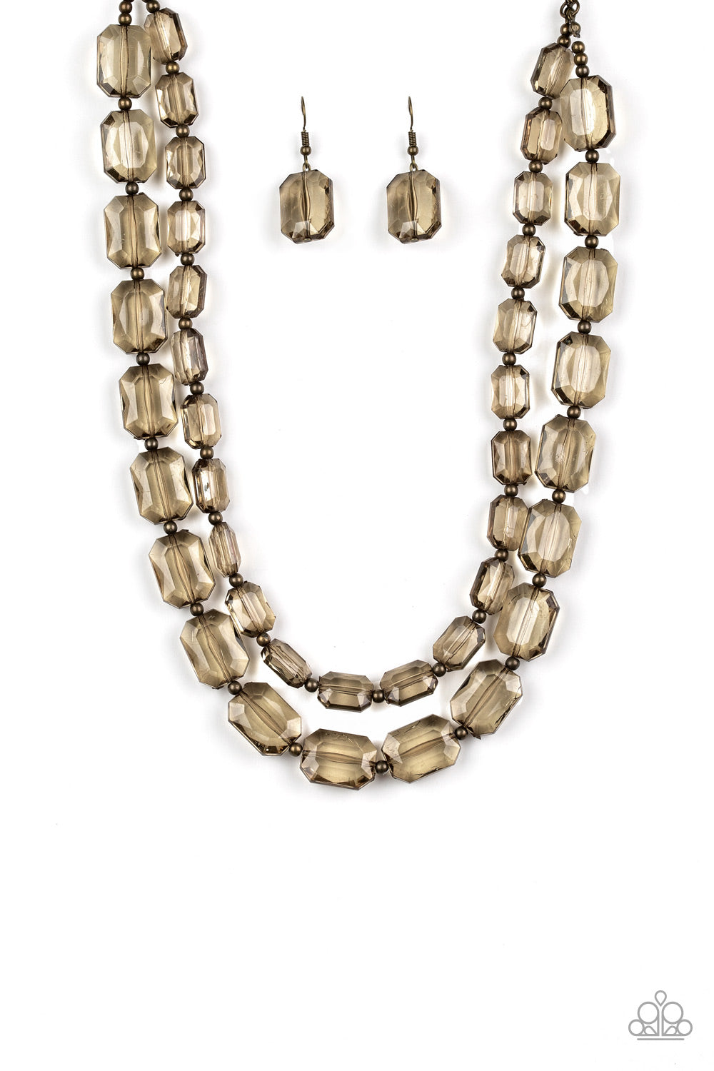 Ice Bank Brass Necklace
