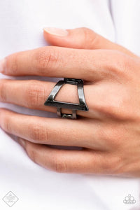 Rebel Edge Black Ring