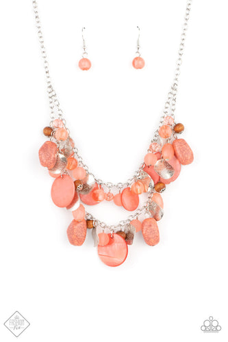 Spring Goddess Orange Necklace