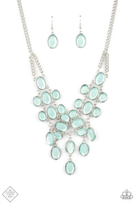 Serene Gleam Blue Necklace
