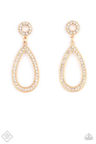 Regal Revival Gold Earring