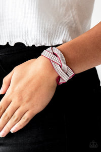 Nice Girls Finish Last Pink Bracelet