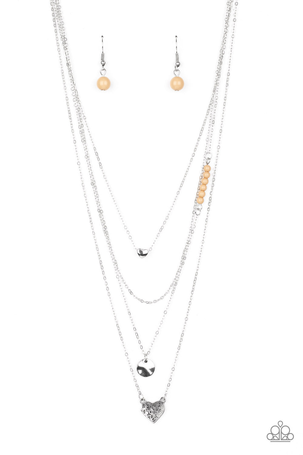Gypsy Heart Brown Necklace