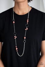 Load image into Gallery viewer, Pageant Princess Orange Necklace