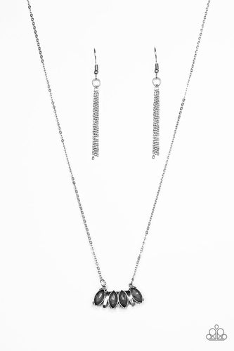Deco Decadance Silver Necklace