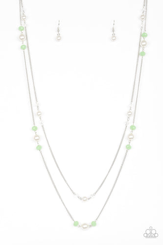 Spring Splash Green Necklace