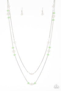 Spring Splash Green Necklace