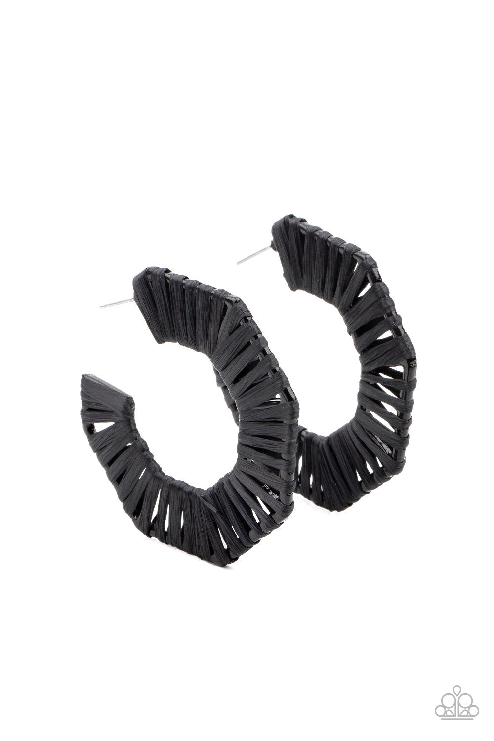 Fabulously Fiesta Black Earring