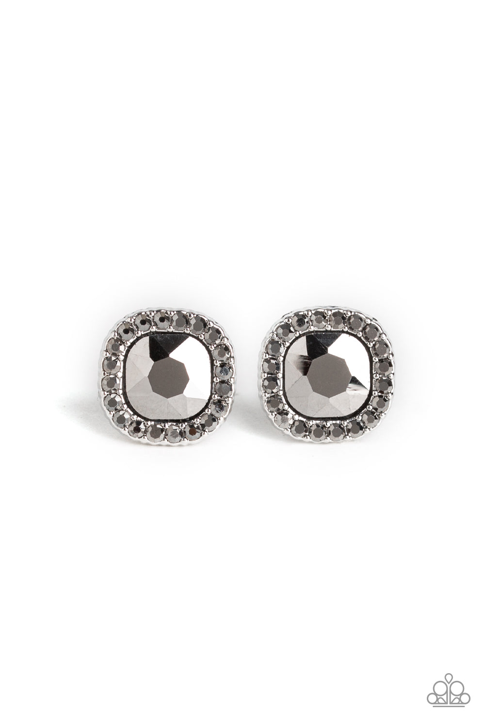 BLING-Tastic Silver Earring