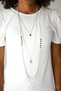 The Pony Express Black Necklace