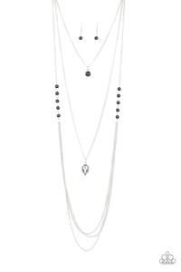 The Pony Express Black Necklace