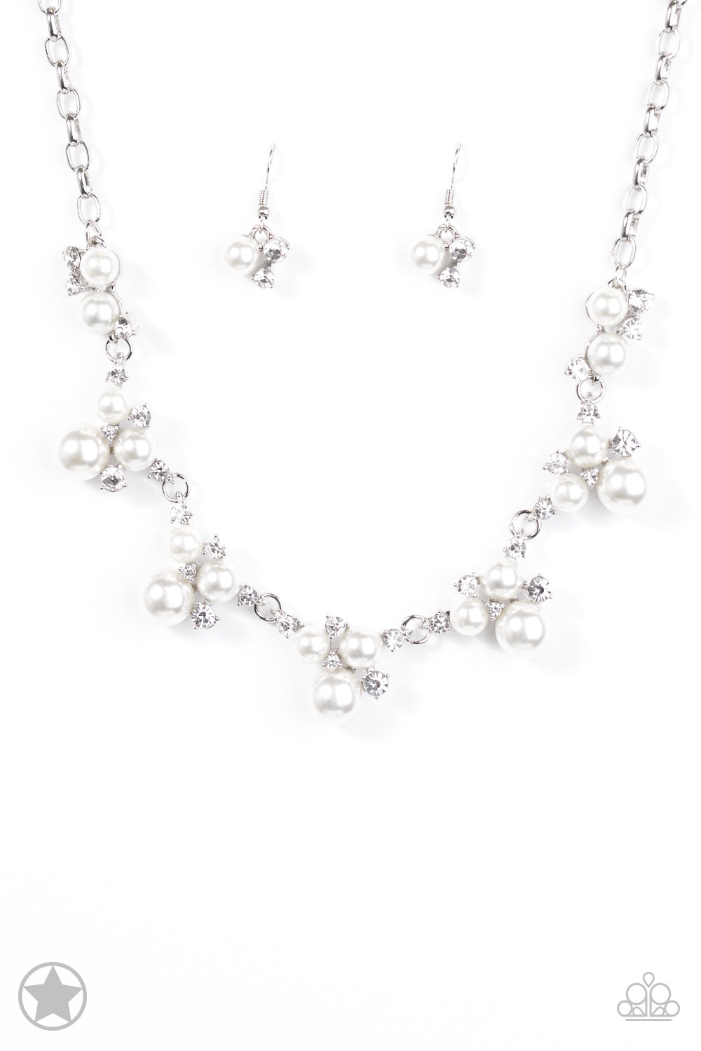 Toast To Perfection White Necklace