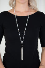 Load image into Gallery viewer, Tassel Takeover White Necklace