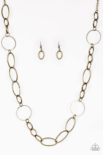 Perfect MISMATCH Brass Necklace
