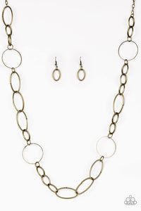 Perfect MISMATCH Brass Necklace