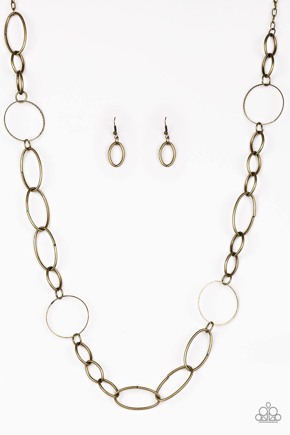 Perfect MISMATCH Brass Necklace