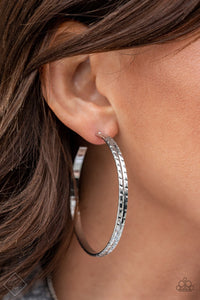 TREAD All About It Silver Earring