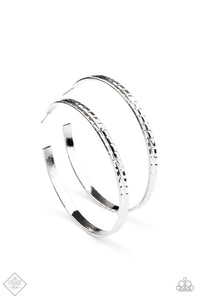 TREAD All About It Silver Earring