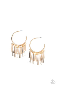 Bring The Noise Gold Earring