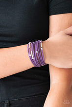 Load image into Gallery viewer, Back To BACKPACKER Purple Bracelet