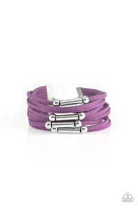 Back To BACKPACKER Purple Bracelet