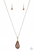 Load image into Gallery viewer, Friends In GLOW Places Brass Necklace