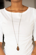 Load image into Gallery viewer, Friends In GLOW Places Brass Necklace