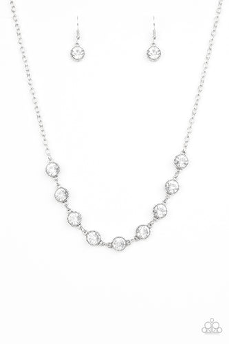 Starlit Socials White Necklace