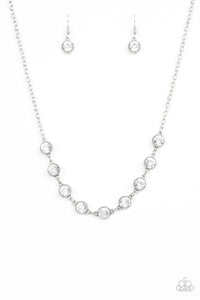 Starlit Socials White Necklace