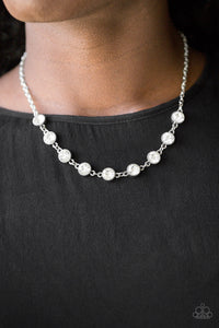 Starlit Socials White Necklace