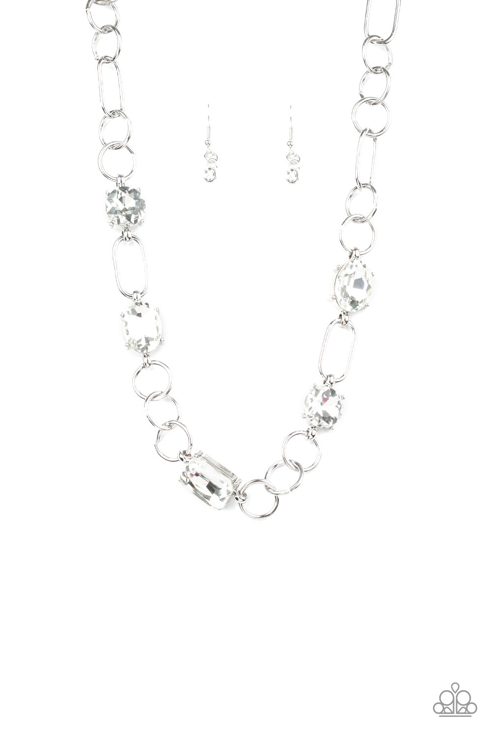 Urban District White Necklace