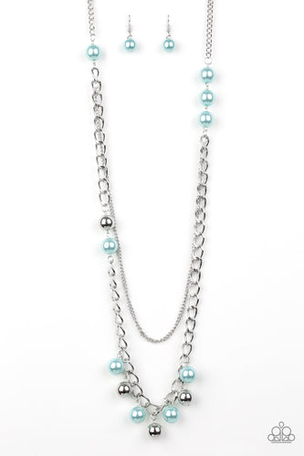 Modern Musical Blue Necklace