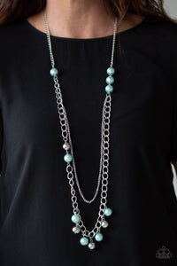 Modern Musical Blue Necklace
