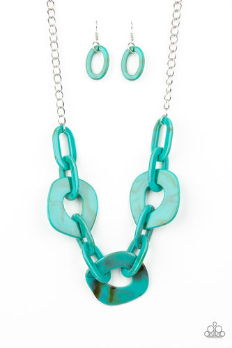 Courageously Chromatic Blue Necklace