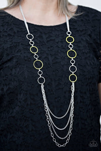 Beautifully Bubbly Yellow Necklace
