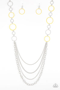 Beautifully Bubbly Yellow Necklace