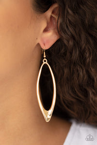 Positively Progressive Gold Earring