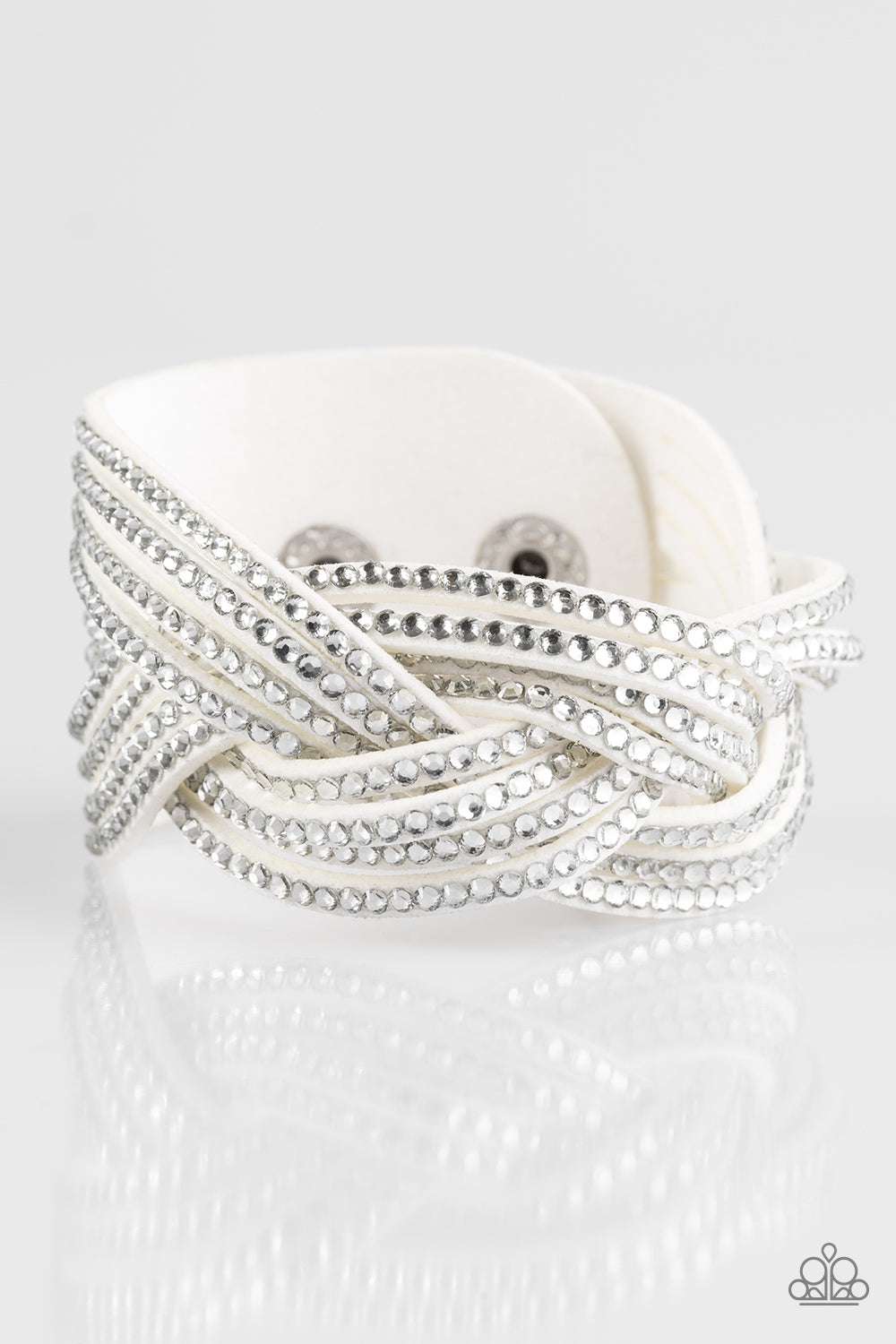 Big City Shimmer White Bracelet