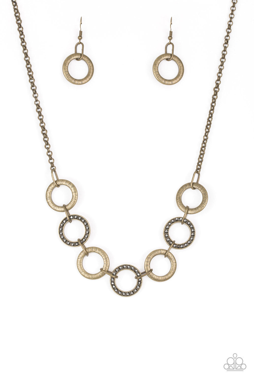 Modern Day Madonna Brass Necklace