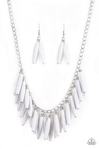 Full Of Flavor White Necklace