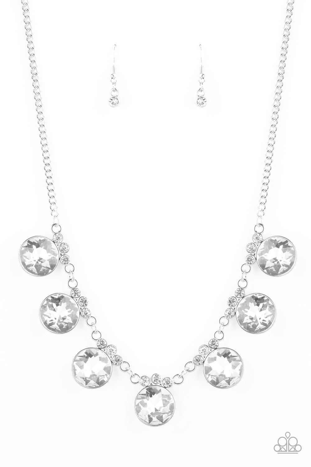 GLOW-Getter Glamour White Necklace