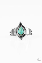 Load image into Gallery viewer, Mineral Minimalist Blue Ring