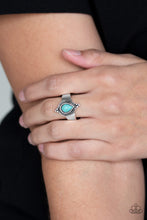Load image into Gallery viewer, Mineral Minimalist Blue Ring