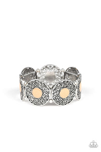 Painted Garden Brown Bracelet