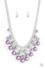 Load image into Gallery viewer, Pearl Appraisal Purple Necklace