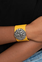 Load image into Gallery viewer, The Future Looks Bright Yellow Bracelet